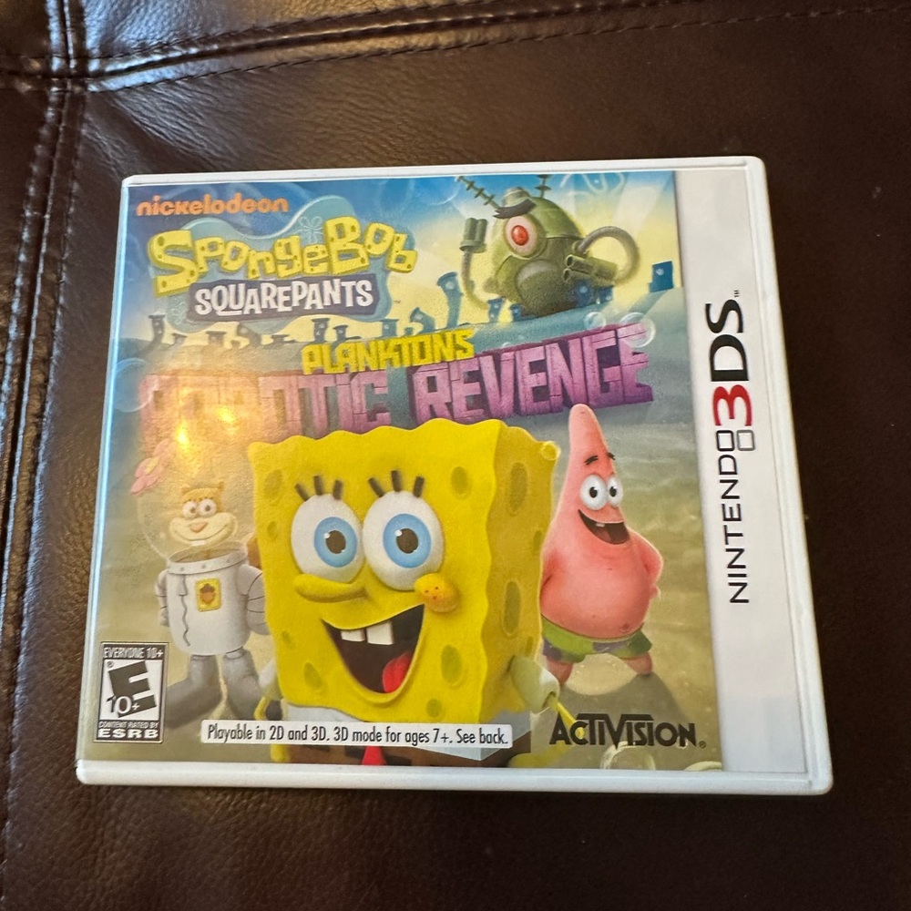 Nickelodeon SpongeBob SquarePants Video Game Yellow Pink